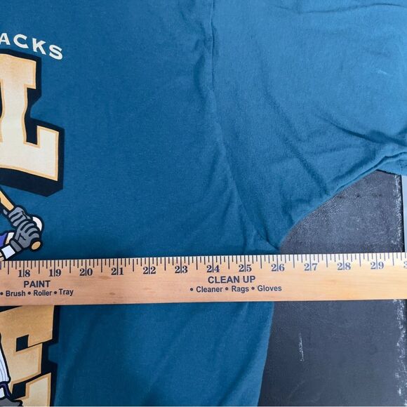 Tultex SGA Teal Randy Johnson & Luis Gonzalez Hall of Fame Graphic Tee 0707 - Picture 9 of 10